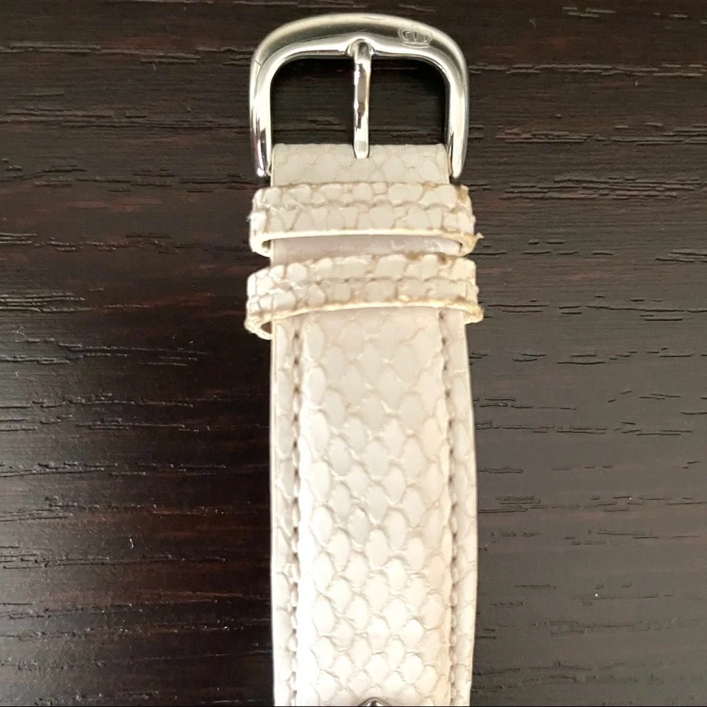 Juicy Couture White Watch with Leather Strap with Charm